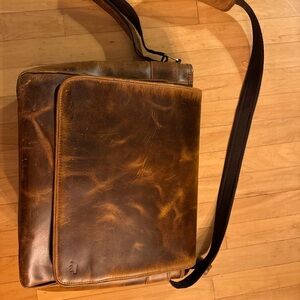 Kodiak Leather Messenger Bag - KASILOF MESSENGER 16 INCH
